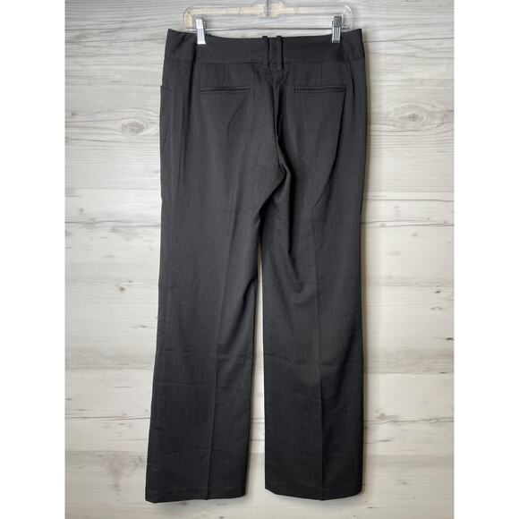 BCX Dress Pants Womens 9 Black Straight Leg Career Work Office Stretch Pockets - Picture 5 of 8